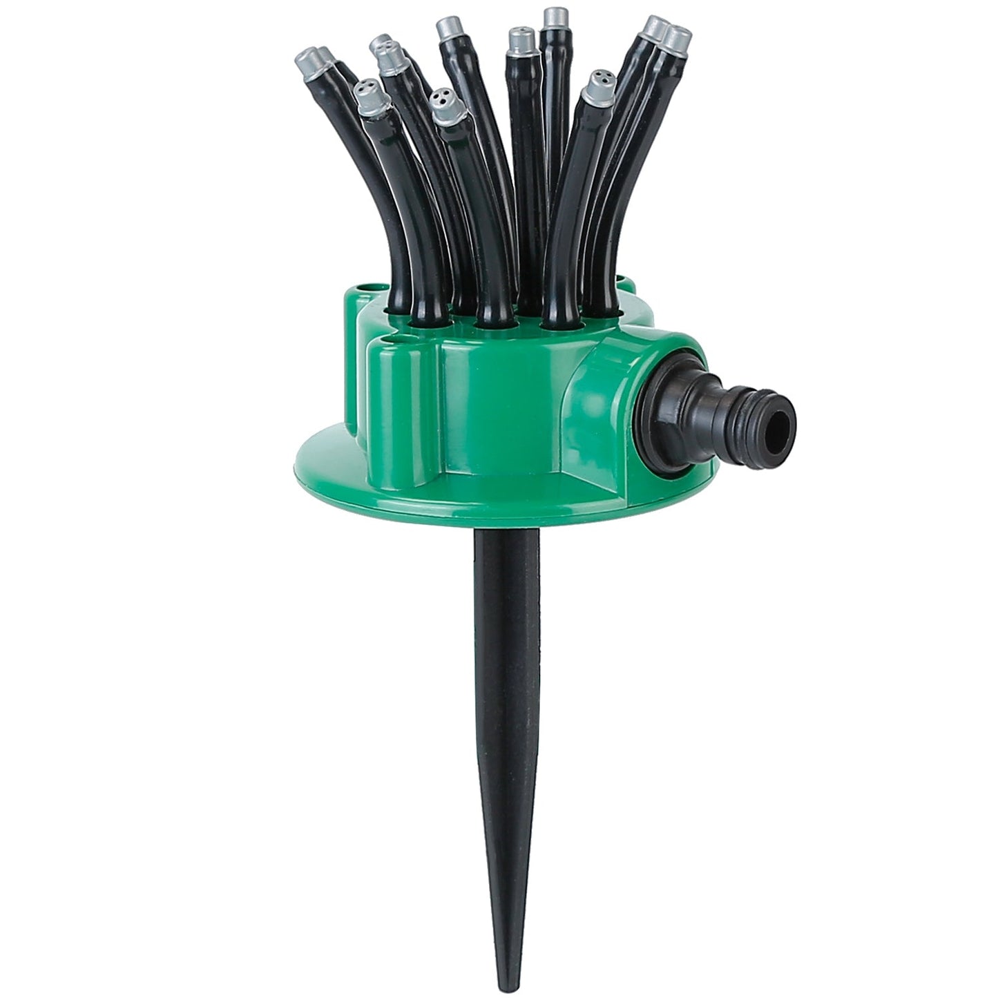 Frendorf | 360° Flexibler Rasenregner Automatisch 12 Rohre Garten Bewässerung Sprinkler