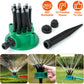 Frendorf | 360° Flexibler Rasenregner Automatisch 12 Rohre Garten Bewässerung Sprinkler