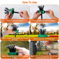 Frendorf | 360° Flexibler Rasenregner Automatisch 12 Rohre Garten Bewässerung Sprinkler
