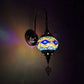 Frendorf | Orb Restaurant Wand Sconces Licht Traditionalisme Gehard Glas 1 Kop Geel/Goud/Meerblauw Wandverlichtingsarmatuur