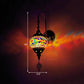 Frendorf | Orb Restaurant Wand Sconces Licht Traditionalisme Gehard Glas 1 Kop Geel/Goud/Meerblauw Wandverlichtingsarmatuur