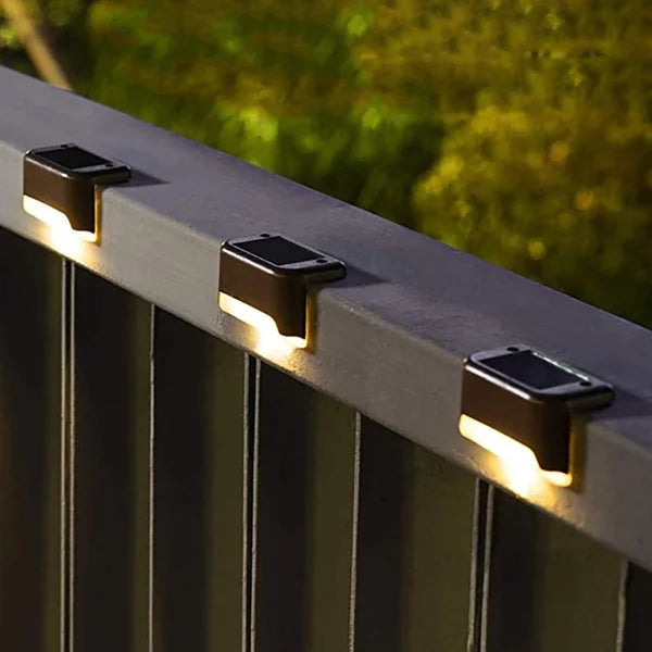 Solarbetriebene Terrassenbeleuchtung für den Außenbereich