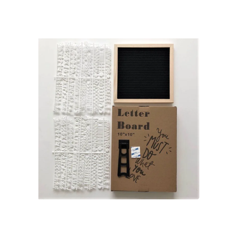 Filz Buchstaben Nachrichtenboard