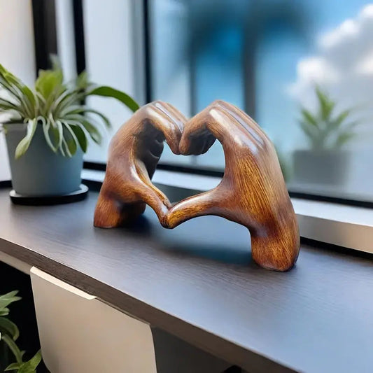 Frendorf | Lovenest Elegante Harpiksskulptur - Symbol für Liebe und Hingabe