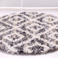 Frendorf | DiamondLuxe Shag - Teppich mit Diamantmuster | Shaggy Hochflorteppich | Weich & Modern | Perfekt für Wohnzimmer