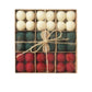 Frendorf | 36pcs Wolle Weihnachtsbaumkugeln