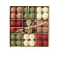 Frendorf | 36pcs Wolle Weihnachtsbaumkugeln