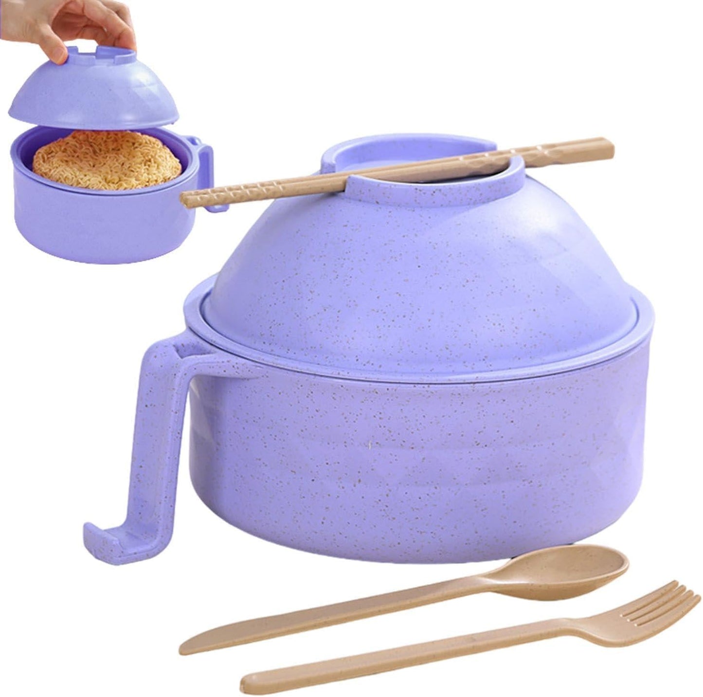 Frendorf | 1200ml Mikrowelle Ramen Schalen mit Sieb