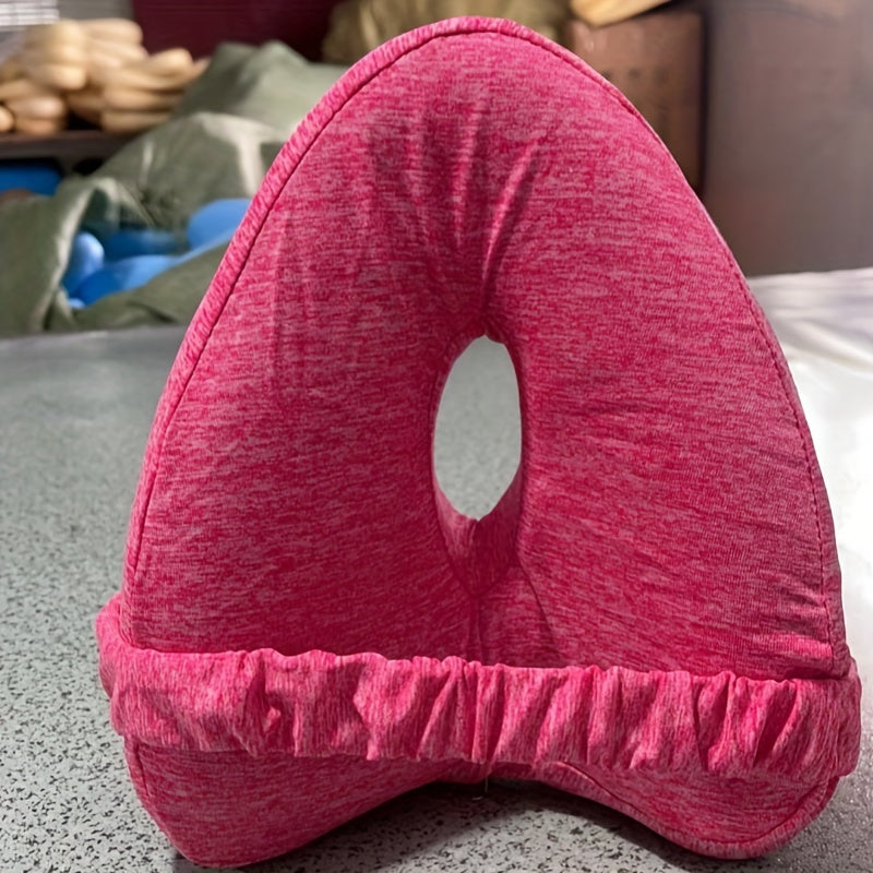 Ergonomisches Seitenschläferkissen - Kniekissen mit Abnehmbarem und Waschbarem Bezug