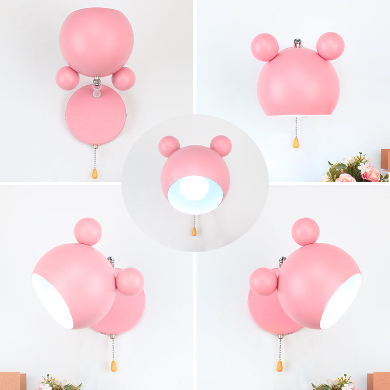 Frendorf | Moderne Stijl Cirkel Wandlamp Metaal 1 Licht Wand Sconces Verlichting voor Slaapkamer