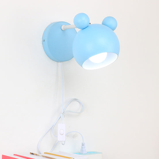 Frendorf | Moderne Stijl Cirkel Wandlamp Metaal 1 Licht Wand Sconces Verlichting voor Slaapkamer