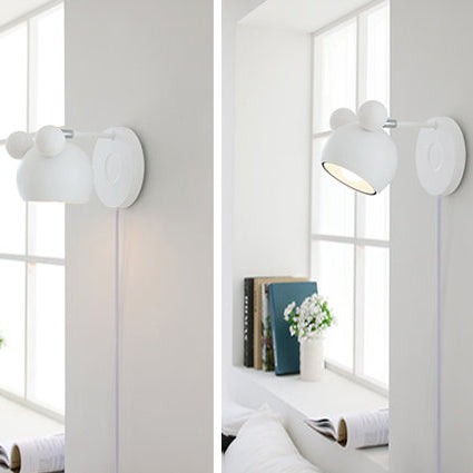 Frendorf | Moderne Stijl Cirkel Wandlamp Metaal 1 Licht Wand Sconces Verlichting voor Slaapkamer