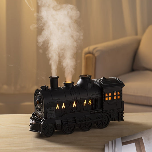 Train ätherischer Öldiffusor - 300ml kühler Nebel Luftbefeuchter mit LED-Leuchten, 2 Sprühmodi, automatischer Abschaltfunktion