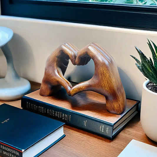 Frendorf | Lovenest Elegante Harpiksskulptur - Symbol für Liebe und Hingabe