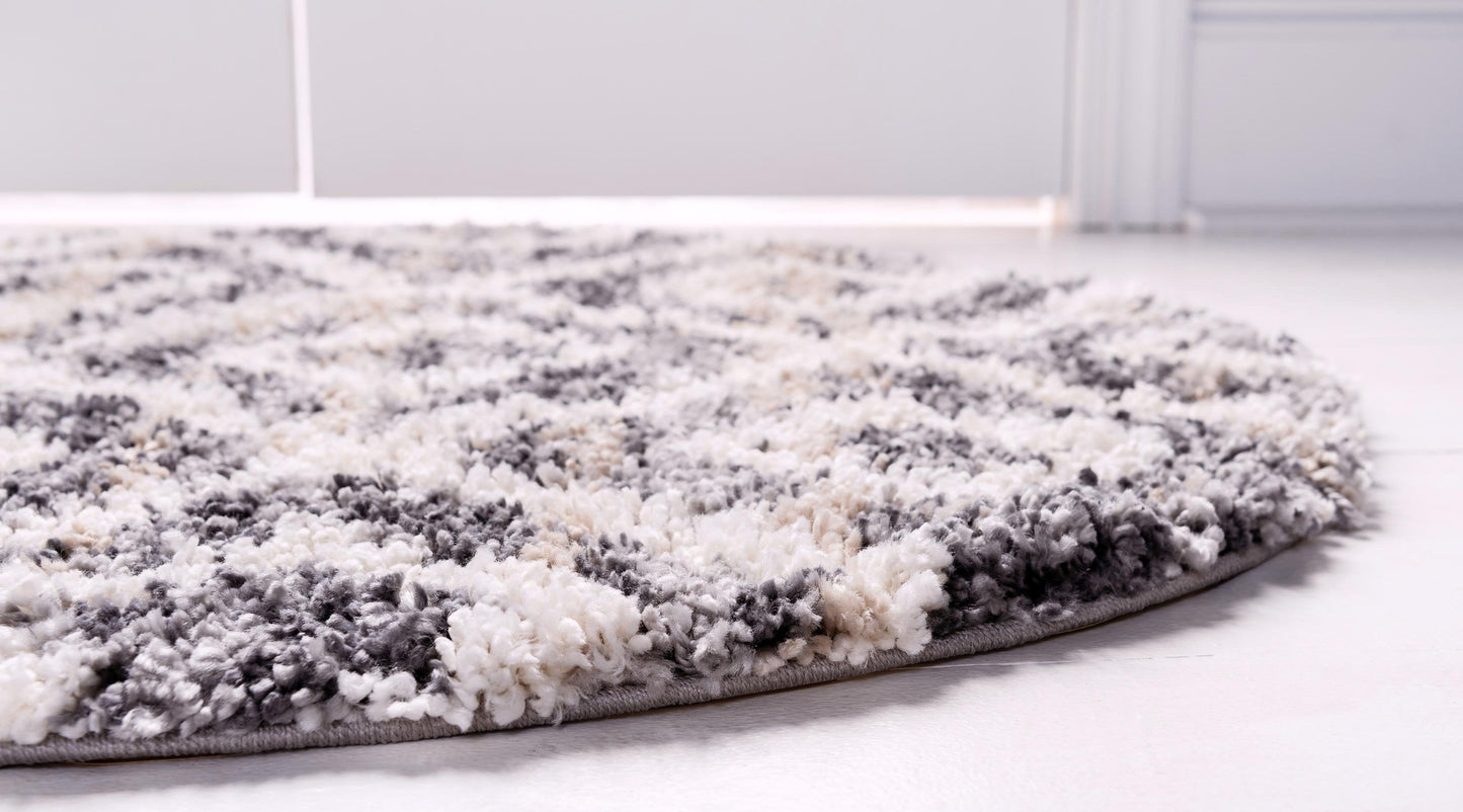 Frendorf | DiamondLuxe Shag - Teppich mit Diamantmuster | Shaggy Hochflorteppich | Weich & Modern | Perfekt für Wohnzimmer