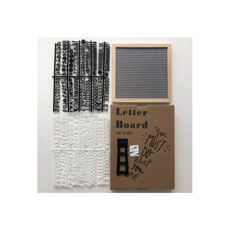 Filz Buchstaben Nachrichtenboard