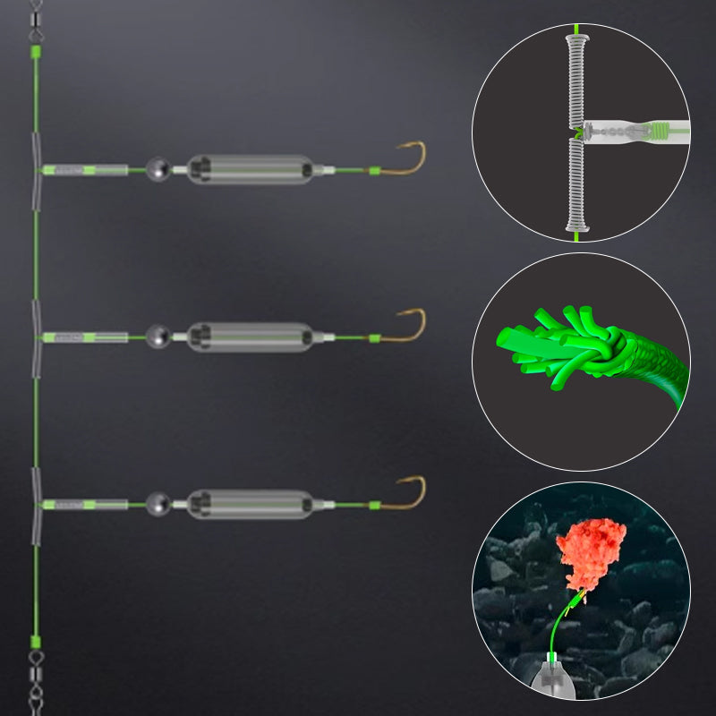 Frendorf | 3 Haken Anti-Drift Grundangelrig