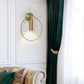 Frendorf | 1 Licht Wandlamp Verlichting Nordic Ring Metaal Sconces Lichteenheid in Zwart/Goud voor Slaapkamer, 11"/14" Breed