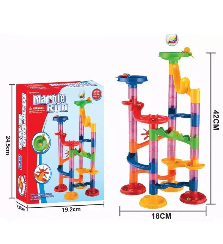 Frendorf | Baustein Murmelbahn Säulen Spielset