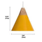 Minimalistische Holz Pendelleuchte | NordicLight