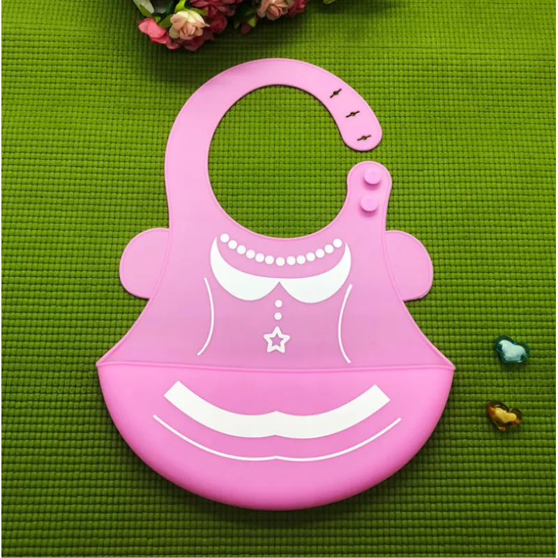 Frendorf | Kinder Lätzchen Set – Bunte Silikon Lätzchen mit Tiermotiven für Babys