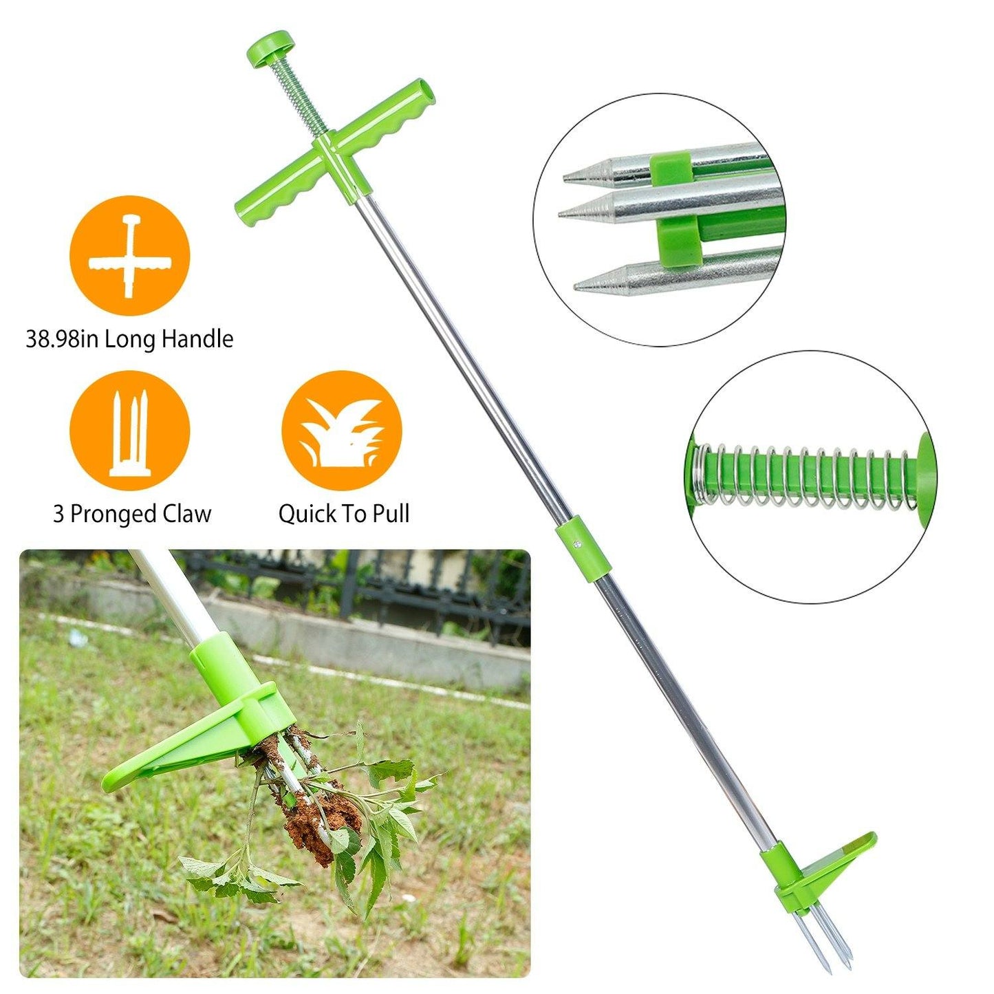 Frendorf | 38.98" Unkrautzieher Twister Stehende Wurzelentfernung