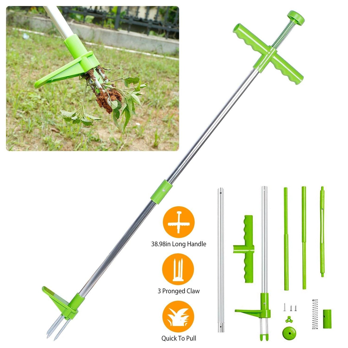 Frendorf | 38.98" Unkrautzieher Twister Stehende Wurzelentfernung