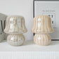 Frendorf | MushLume Glas Tischlampe | Französisches Design | Handgefertigt | Pilzform | Deko & Beleuchtung