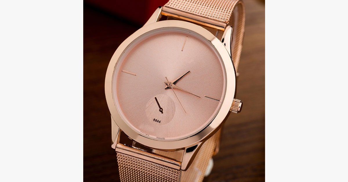 Frendorf | Ultra Dünne Riemen Luxus Unisex Uhr