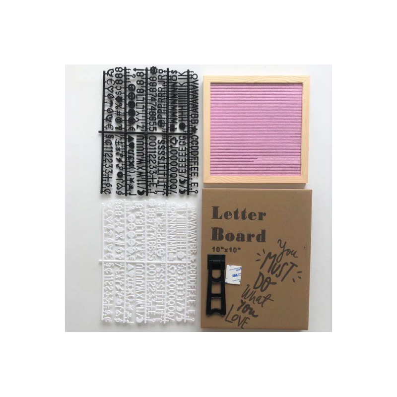 Filz Buchstaben Nachrichtenboard