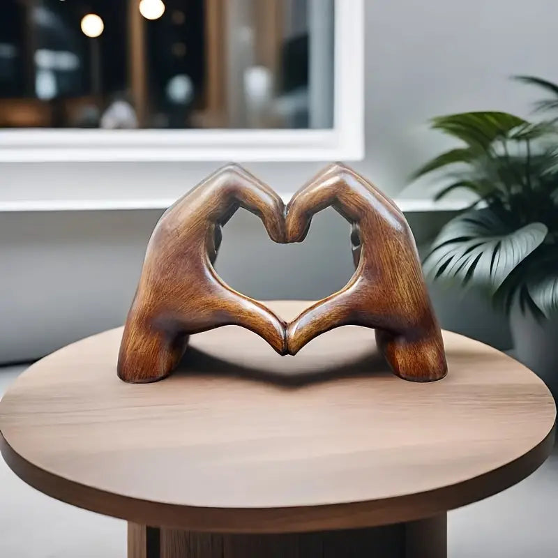 Frendorf | Lovenest Elegante Harpiksskulptur - Symbol für Liebe und Hingabe
