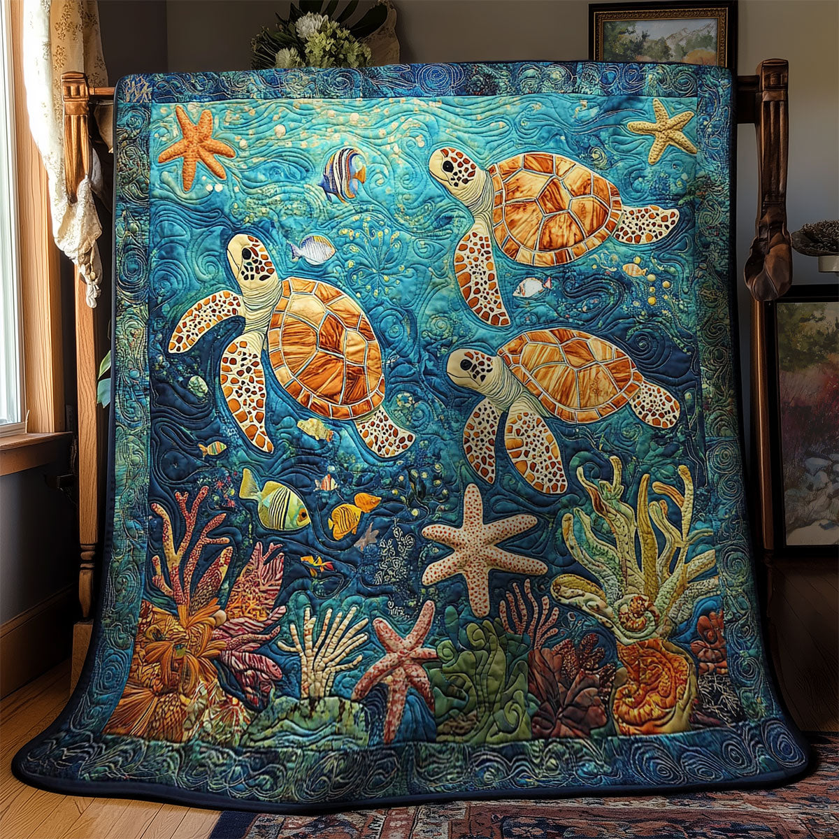 Baby Schildkröte Quilt