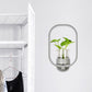Frendorf | Ovaler Metall Wandleuchte Industriele LED Wohnzimmer Wandleuchte in Schwarz/Grau/Weiß