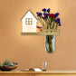 Frendorf | Wood House Wandleuchte Industrial Creme Glas 1-Licht Restaurant LED Wandleuchten, Links/Rechts