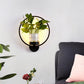 Frendorf | Ronde/Ovale Slaapkamer Wandverlichting Industriële Metaal 1 Lamp Zwart/Wit LED Wandlamp Wandlamp in Warm/Wit/3 Kleur Licht