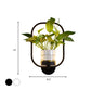 Frendorf | Ronde/Ovale Slaapkamer Wandverlichting Industriële Metaal 1 Lamp Zwart/Wit LED Wandlamp Wandlamp in Warm/Wit/3 Kleur Licht