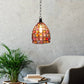 Dome/Globe Metall Hängelampe Bohemian 1 Kopf Restaurant Pendelleuchte in Rost, 6,5"/7,5"/8" hoch