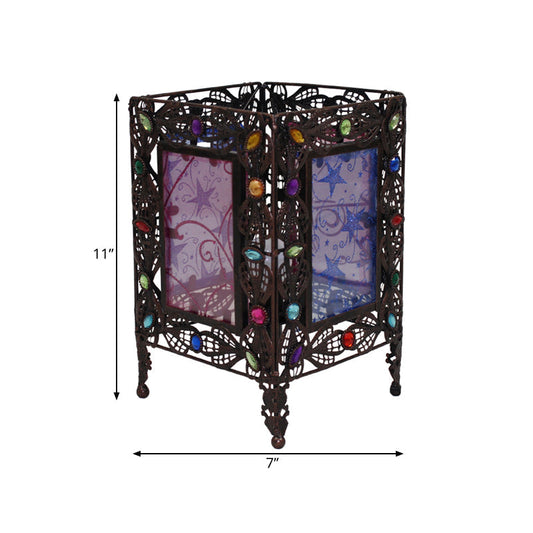 Frendorf | Metalluxe – Art Deco Stehlampe mit rustikalem Metalldesign
