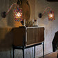 Frendorf | Rust 1 Kop Wandmalerei Lichtarmatur Art Deco Metall Zylinder Wandlamp Schatten für Restaurant