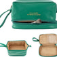 Frendorf | Abiudeng Große Make-up Tasche, Doppelschicht Kosmetiktasche, Reise Make-up Tasche, Leder Make-up Tasche, Kosmetische Reisetaschen, Tragbare Leder Kulturbeutel, Geräumige Kosmetiktasche für Frauen und Mädchen