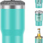 Frendorf | 4 in 1 Edelstahl Dose-/Flaschenisolator, 14Oz Zwei-Wege-Deckel SUS Isolierte Dose Kühler, Bierflaschenhalter (Schwarz)