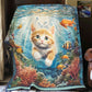 Katze Schwimmdecke