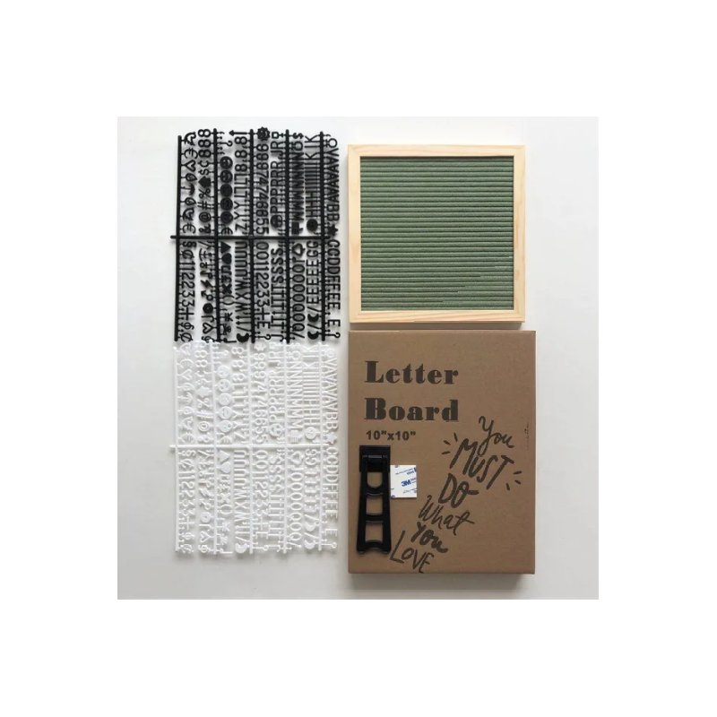 Filz Buchstaben Nachrichtenboard