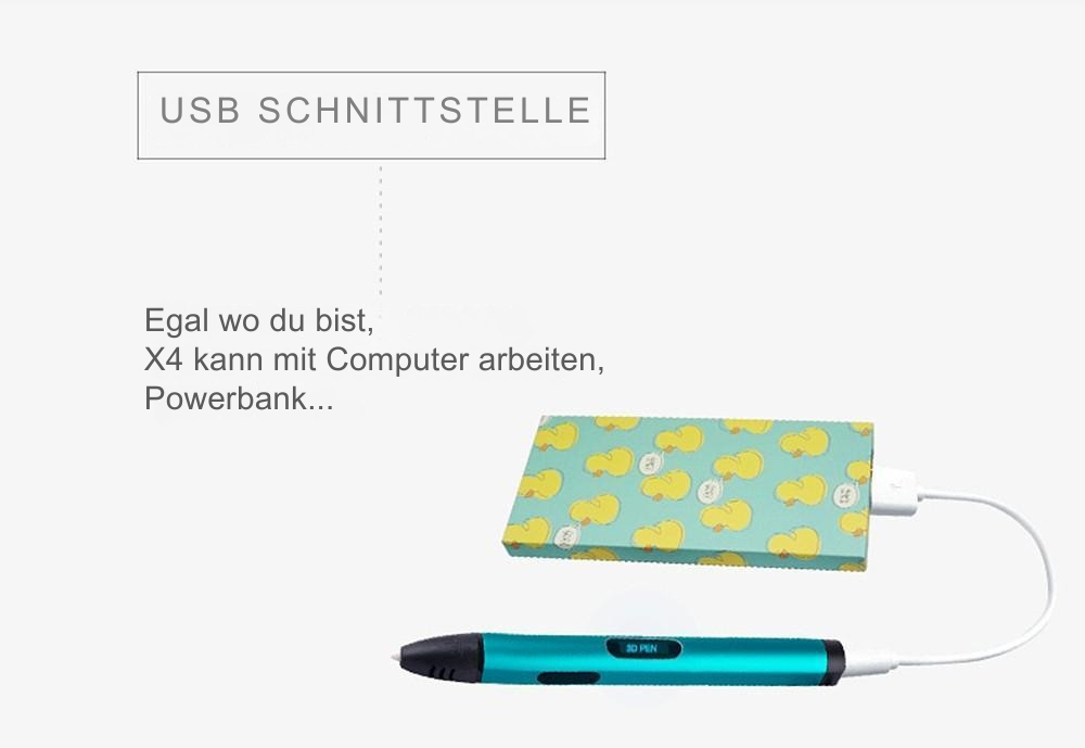 3D-Druckstift der 4. Generation – Kreativ, kompakt und vielseitig