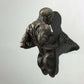 3D Durch Wand Figur Skulptur Harz Elektroplattierung Imitation Kupfer Abstract Kletternder Mann Statue Wohnzimmer Wohnkultur