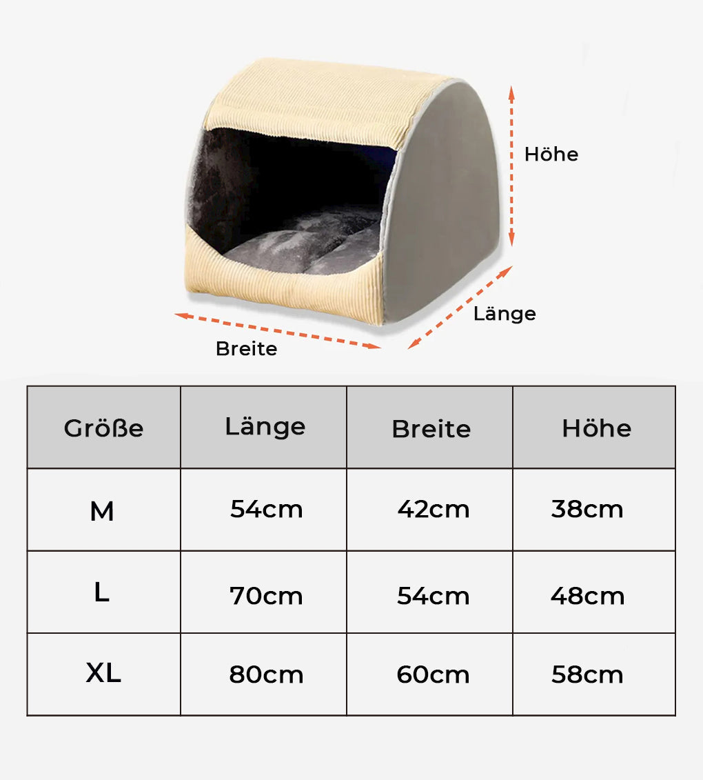 Frendorf | Bequeme Hundezeltbett - CozyCave