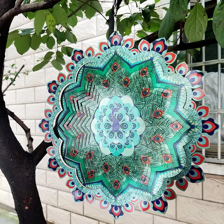 Frendorf | 3D-Windspiel für den Garten – Magische Bewegung & elegante Gartendeko!