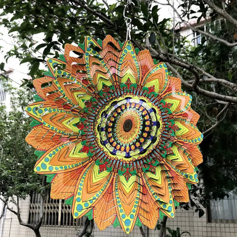 Frendorf | 3D-Windspiel für den Garten – Magische Bewegung & elegante Gartendeko!