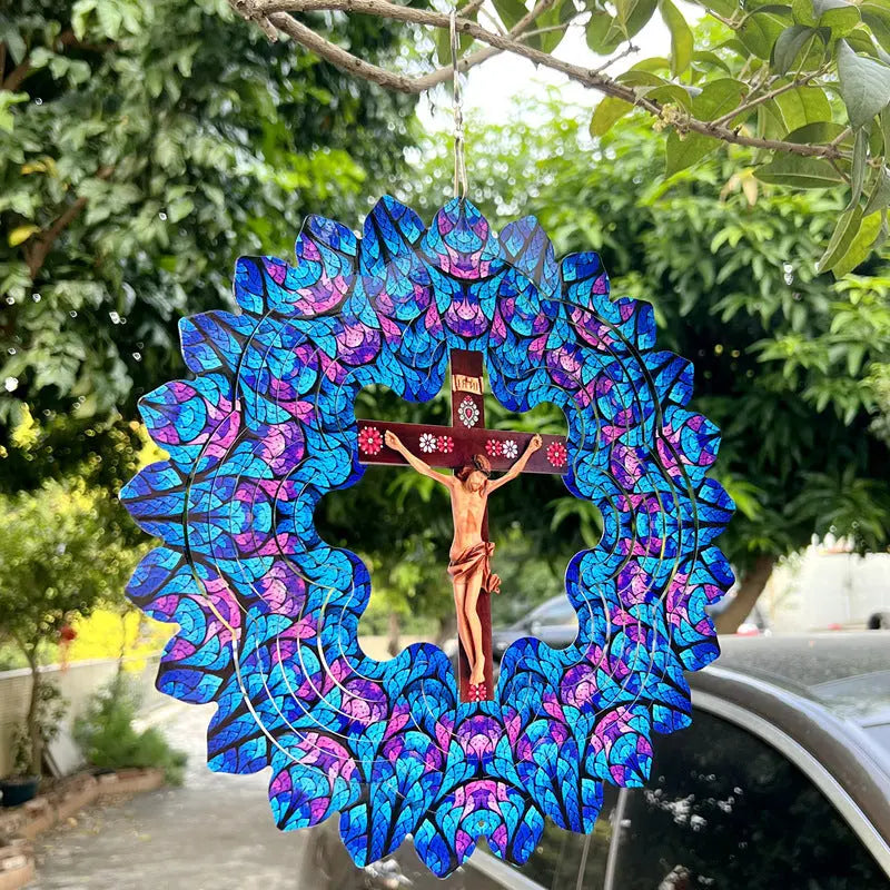 Frendorf | 3D-Windspiel für den Garten – Magische Bewegung & elegante Gartendeko!