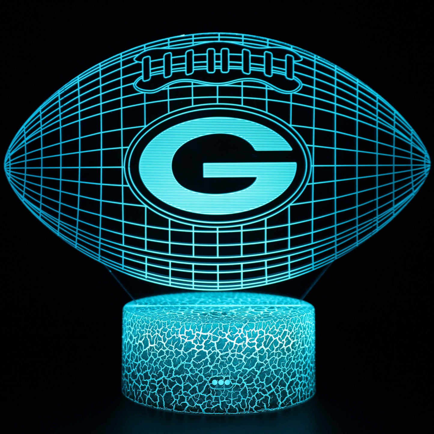 Green Bay Packers Fußball 3D Optical Illusion Lampe